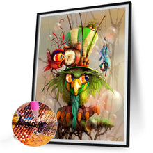 Load image into Gallery viewer, AB Diamond Painting - Full Round - Mad Hatter Bird (40*50CM)
