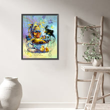 Load image into Gallery viewer, AB Diamond Painting - Full Round - Bird Taking a Bath in a Coffee Cup (40*50CM)
