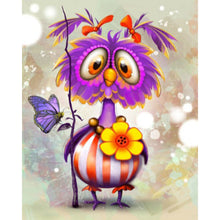 Load image into Gallery viewer, AB Diamond Painting - Full Round - Bird and Butterfly (40*50CM)
