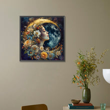 Load image into Gallery viewer, AB Diamond Painting - Full Round - Goddess of Flowers and Moon (40*40CM)
