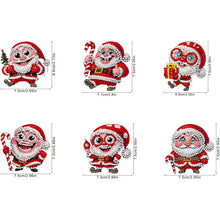 Load image into Gallery viewer, 6Pcs Acrylic Butterfly Diamond Art Magnets Decals Diamond Painting Fridge Magnet
