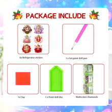 Load image into Gallery viewer, 6Pcs Acrylic Butterfly Diamond Art Magnets Decals Diamond Painting Fridge Magnet
