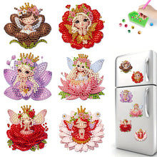 Load image into Gallery viewer, 6Pcs Acrylic Butterfly Diamond Art Magnets Decals Diamond Painting Fridge Magnet
