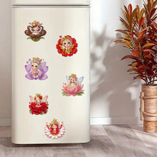 Load image into Gallery viewer, 6Pcs Acrylic Butterfly Diamond Art Magnets Decals Diamond Painting Fridge Magnet
