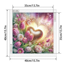 Load image into Gallery viewer, Diamond Painting - Partial Special Shaped - Beautiful love (40*40CM)

