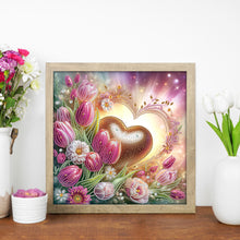 Load image into Gallery viewer, Diamond Painting - Partial Special Shaped - Beautiful love (40*40CM)
