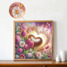 Load image into Gallery viewer, Diamond Painting - Partial Special Shaped - Beautiful love (40*40CM)
