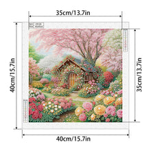 Load image into Gallery viewer, Diamond Painting - Partial Special Shaped - village landscape (40*40CM)

