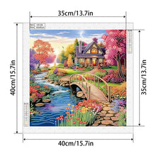 Load image into Gallery viewer, Diamond Painting - Partial Special Shaped - village landscape (40*40CM)
