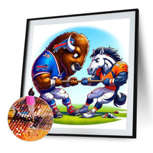 Load image into Gallery viewer, Diamond Painting - Full Round - Buffalo Bills vs. Denver Broncos (40*40CM)
