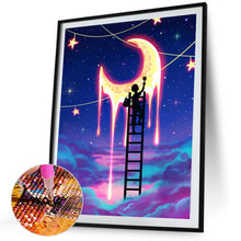 Load image into Gallery viewer, Diamond Painting - Full Square - draw the moon (40*50CM)
