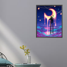 Load image into Gallery viewer, Diamond Painting - Full Square - draw the moon (40*50CM)
