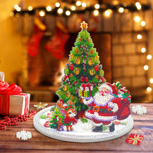 Load image into Gallery viewer, Acrylic Special Shape Xmas Tree &amp; Santa Claus &amp; Elk Diamond Painting Decoration
