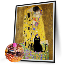 Load image into Gallery viewer, Diamond Painting - Full Round - black cat couple (40*50CM)
