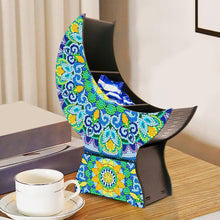 Load image into Gallery viewer, Mandala Diamond Painting Storage Box Moon Shaped Organizer Box for Art Crafts
