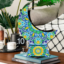 Load image into Gallery viewer, Mandala Diamond Painting Storage Box Moon Shaped Organizer Box for Art Crafts
