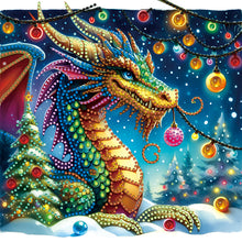 Load image into Gallery viewer, Diamond Painting - Partial Special Shaped - Neon dragon (30*30CM)
