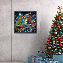 Load image into Gallery viewer, Diamond Painting - Partial Special Shaped - Neon dragon (30*30CM)
