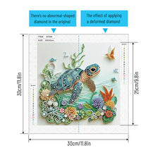 Load image into Gallery viewer, Diamond Painting - Partial Special Shaped - sea ??turtle (30*30CM)
