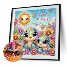 Load image into Gallery viewer, Diamond Painting - Partial Special Shaped - sea ??turtle (30*30CM)
