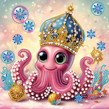 Load image into Gallery viewer, Diamond Painting - Partial Special Shaped - Octopus (30*30CM)
