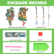 Load image into Gallery viewer, 2Pcs Special Shape Christmas Tree Diamond Painting Bookmark for Reading Day Gift
