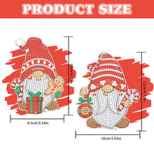 Load image into Gallery viewer, 2Pcs Special Shape Christmas Tree Diamond Painting Bookmark for Reading Day Gift
