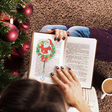Load image into Gallery viewer, 2Pcs Special Shape Christmas Tree Diamond Painting Bookmark for Reading Day Gift
