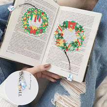 Load image into Gallery viewer, 2Pcs Special Shape Christmas Tree Diamond Painting Bookmark for Reading Day Gift
