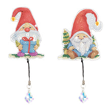 Load image into Gallery viewer, 2Pcs Special Shape Christmas Tree Diamond Painting Bookmark for Reading Day Gift
