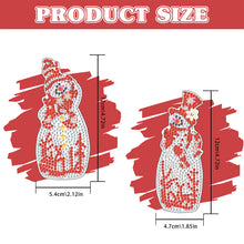 Load image into Gallery viewer, 2Pcs Special Shape Christmas Tree Diamond Painting Bookmark for Reading Day Gift
