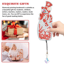 Load image into Gallery viewer, 2Pcs Special Shape Christmas Tree Diamond Painting Bookmark for Reading Day Gift
