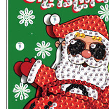 Load image into Gallery viewer, Christmas Snowman Diamond Painting Door Handle Hanging Sign Door Wooden Pendant
