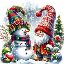 Load image into Gallery viewer, 4pcs Round Diamond Painting Set - winter goblin (40*40CM)
