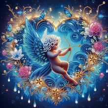 Load image into Gallery viewer, Diamond Painting - Partial Special Shaped - Cherub angel (40*40CM)

