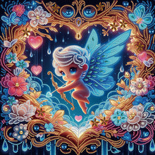 Load image into Gallery viewer, Diamond Painting - Partial Special Shaped - Cherub angel (40*40CM)
