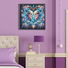 Load image into Gallery viewer, Diamond Painting - Partial Special Shaped - Cherub angel (40*40CM)
