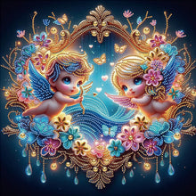 Load image into Gallery viewer, Diamond Painting - Partial Special Shaped - Cherub angel (40*40CM)
