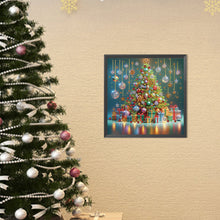 Load image into Gallery viewer, Diamond Painting - Partial Special Shaped - Festival Christmas tree (40*40CM)
