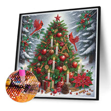 Load image into Gallery viewer, Diamond Painting - Partial Special Shaped - Festival Christmas tree (40*40CM)
