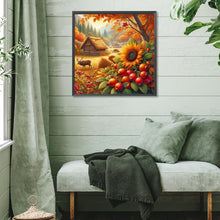 Load image into Gallery viewer, Diamond Painting - Full Square - Autumn flowers and animals (40*40CM)
