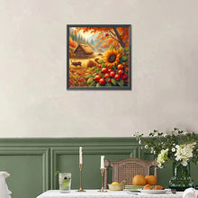 Load image into Gallery viewer, Diamond Painting - Full Square - Autumn flowers and animals (40*40CM)
