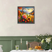 Load image into Gallery viewer, Diamond Painting - Full Square - Autumn flowers and animals (40*40CM)
