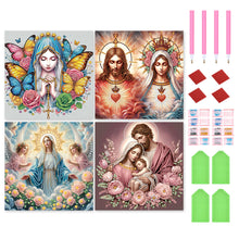 Load image into Gallery viewer, Diamond Painting - Partial Special Shaped - mother jesus (40*40CM)
