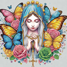 Load image into Gallery viewer, Diamond Painting - Partial Special Shaped - mother jesus (40*40CM)
