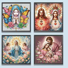 Load image into Gallery viewer, Diamond Painting - Partial Special Shaped - mother jesus (40*40CM)
