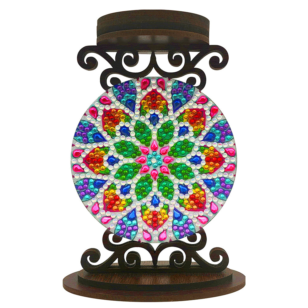 Christmas Tree Diamond Painting Candle Holder Ornaments Gifts for Family Friends