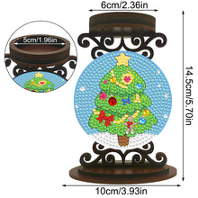Load image into Gallery viewer, Christmas Tree Diamond Painting Candle Holder Ornaments Gifts for Family Friends
