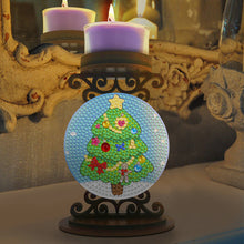 Load image into Gallery viewer, Christmas Tree Diamond Painting Candle Holder Ornaments Gifts for Family Friends
