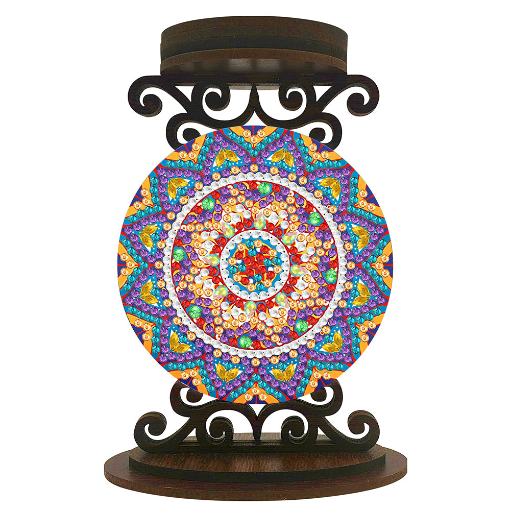 Christmas Tree Diamond Painting Candle Holder Ornaments Gifts for Family Friends
